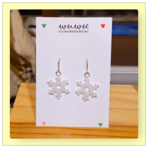 Ohrring Schneeflocke
