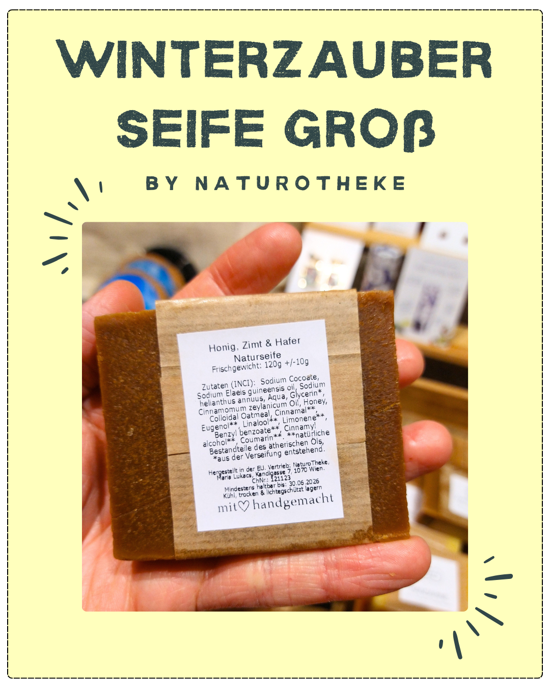 Winterzauber Seife groß by NaturoTheke_Back