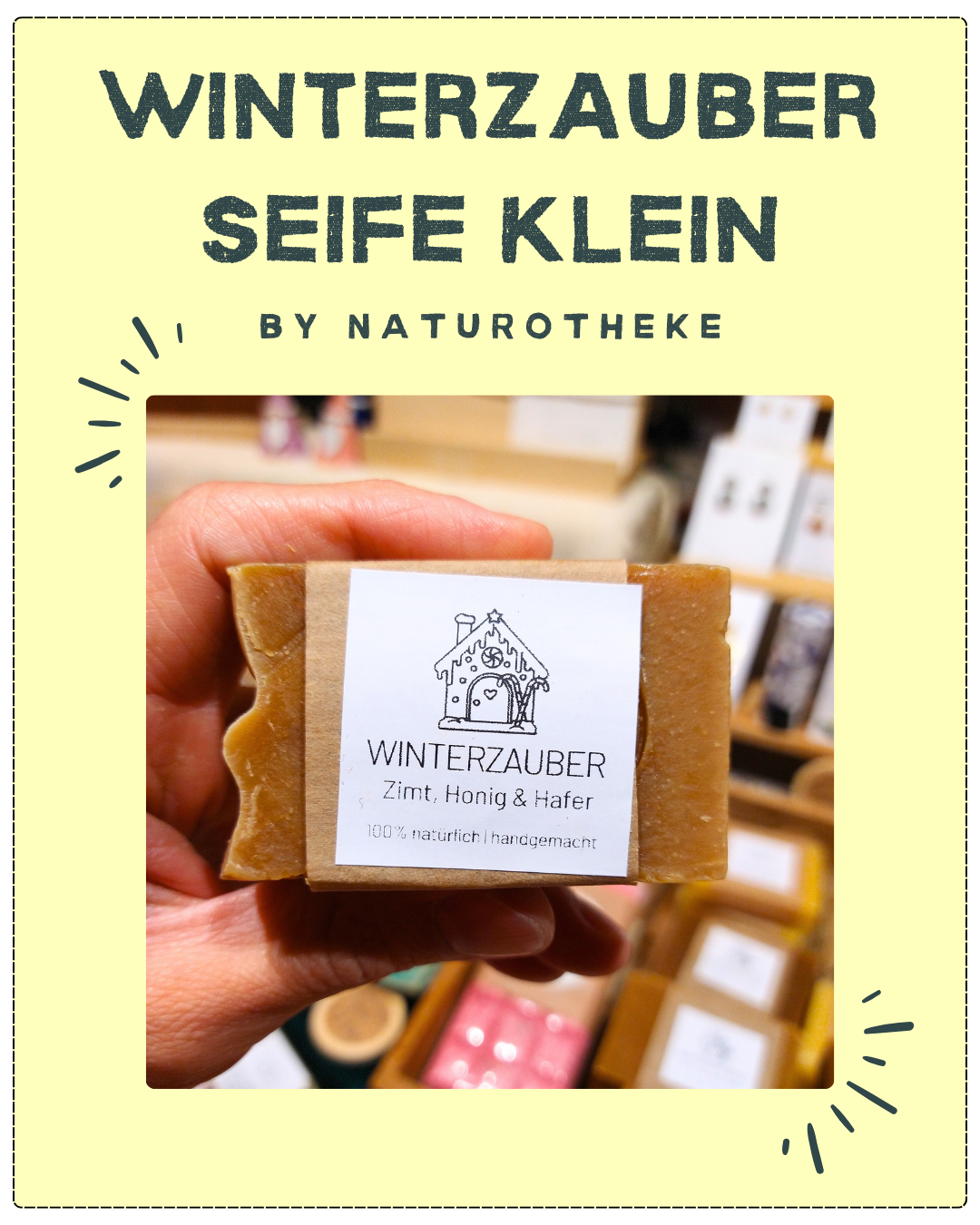 Winterzauber Seife klein by NaturoTheke